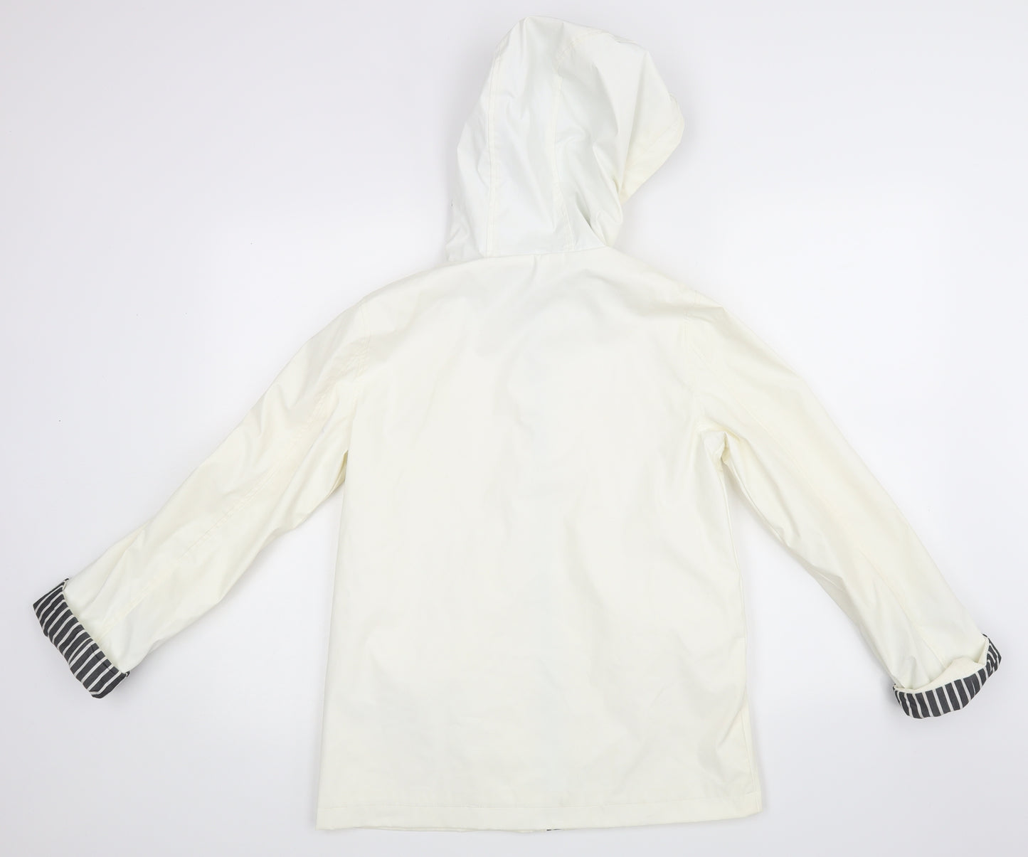 Topshop Womens White   Anorak Coat Size 6