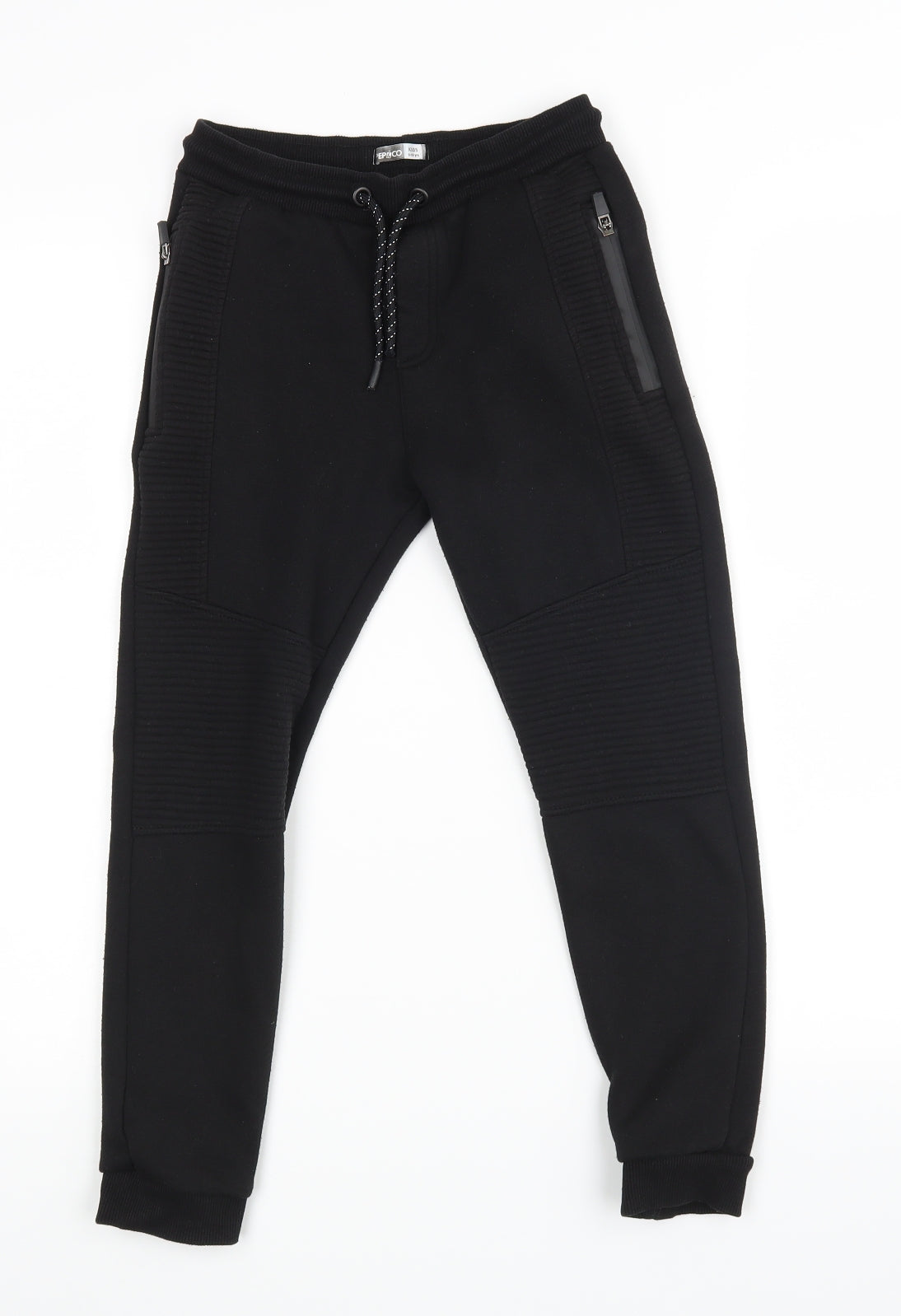 Prep&co Boys Black   Jogger Trousers Size 9-10 Years