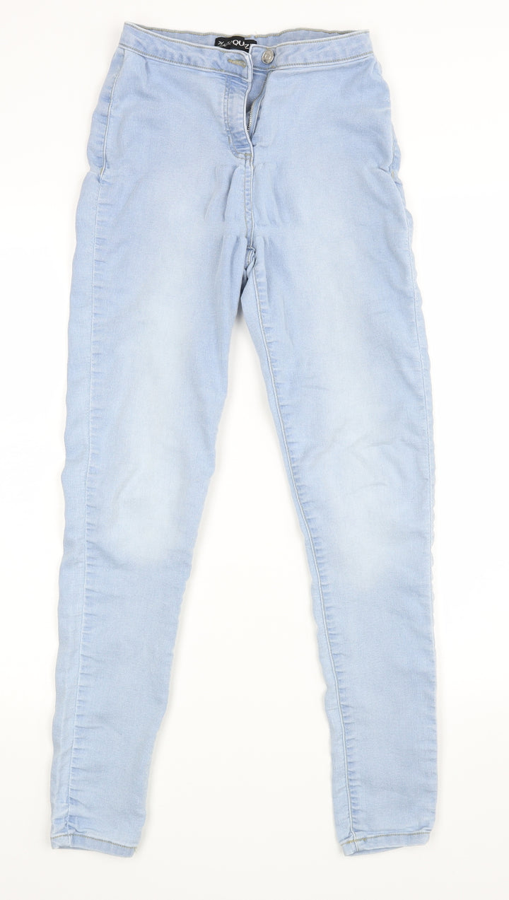 Quiz Womens Blue   Skinny Jeans Size 6 L27 in