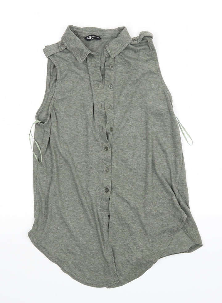 Internacionale Womens Green Basic Tank Size 10
