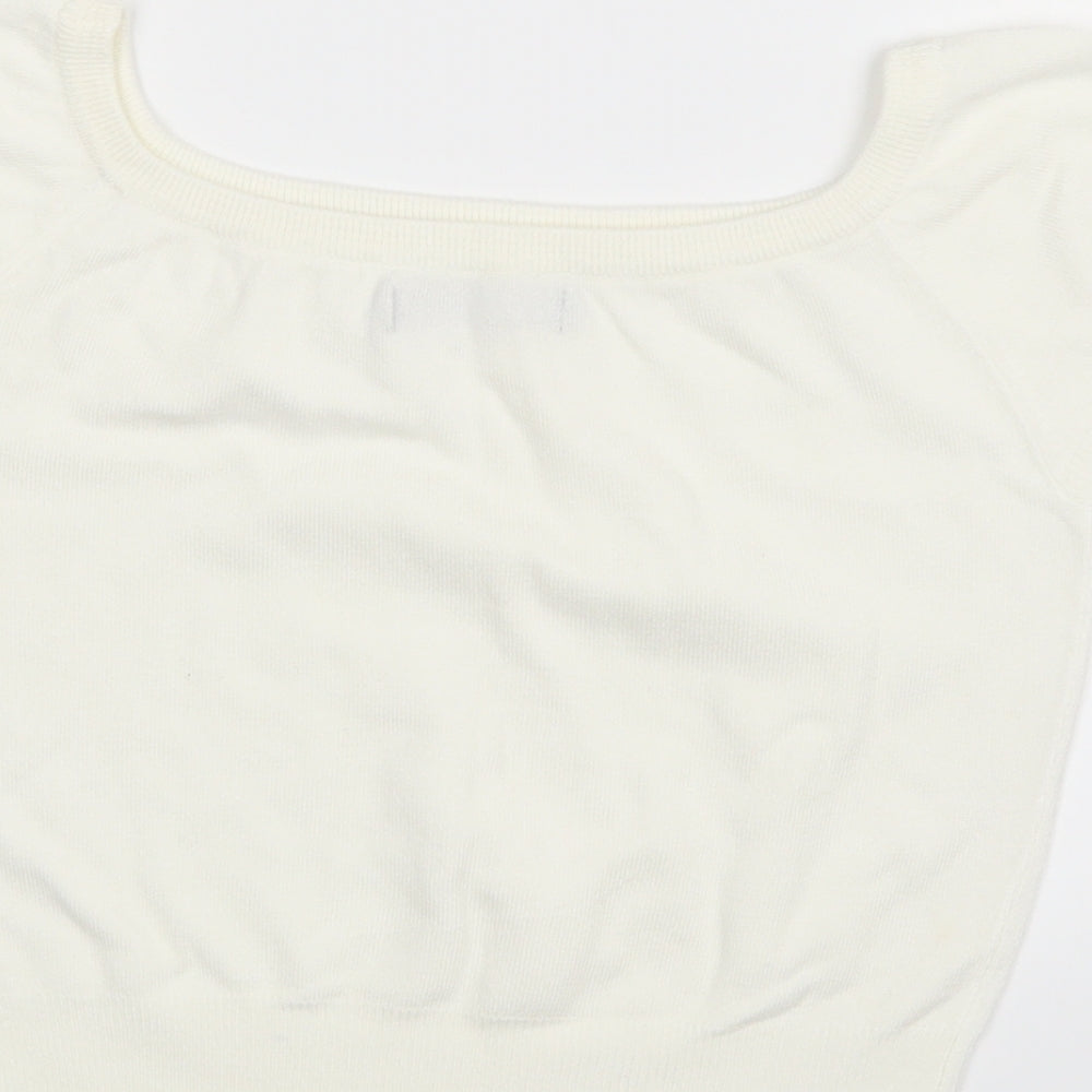 Atmoshphere Womens White   Cropped Tank Size 8