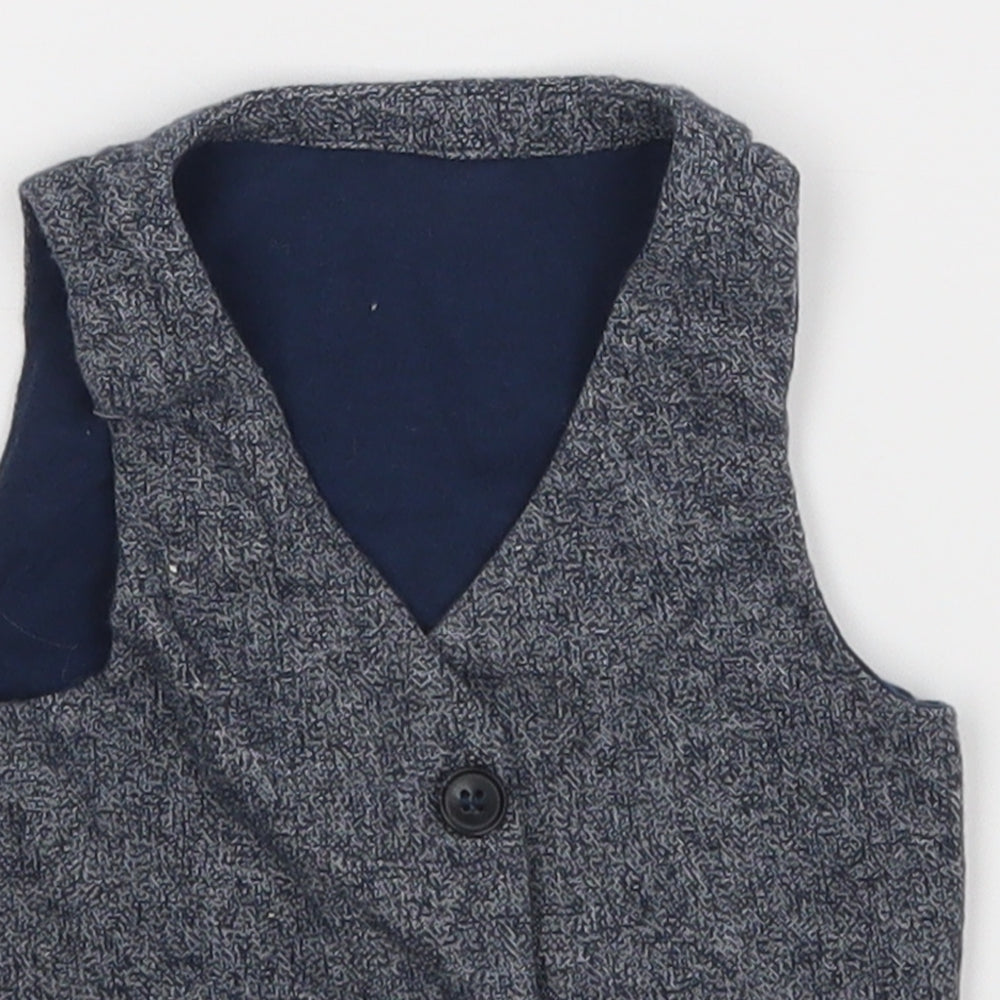 Primark Baby Blue    Waistcoat Size 6-9 Months