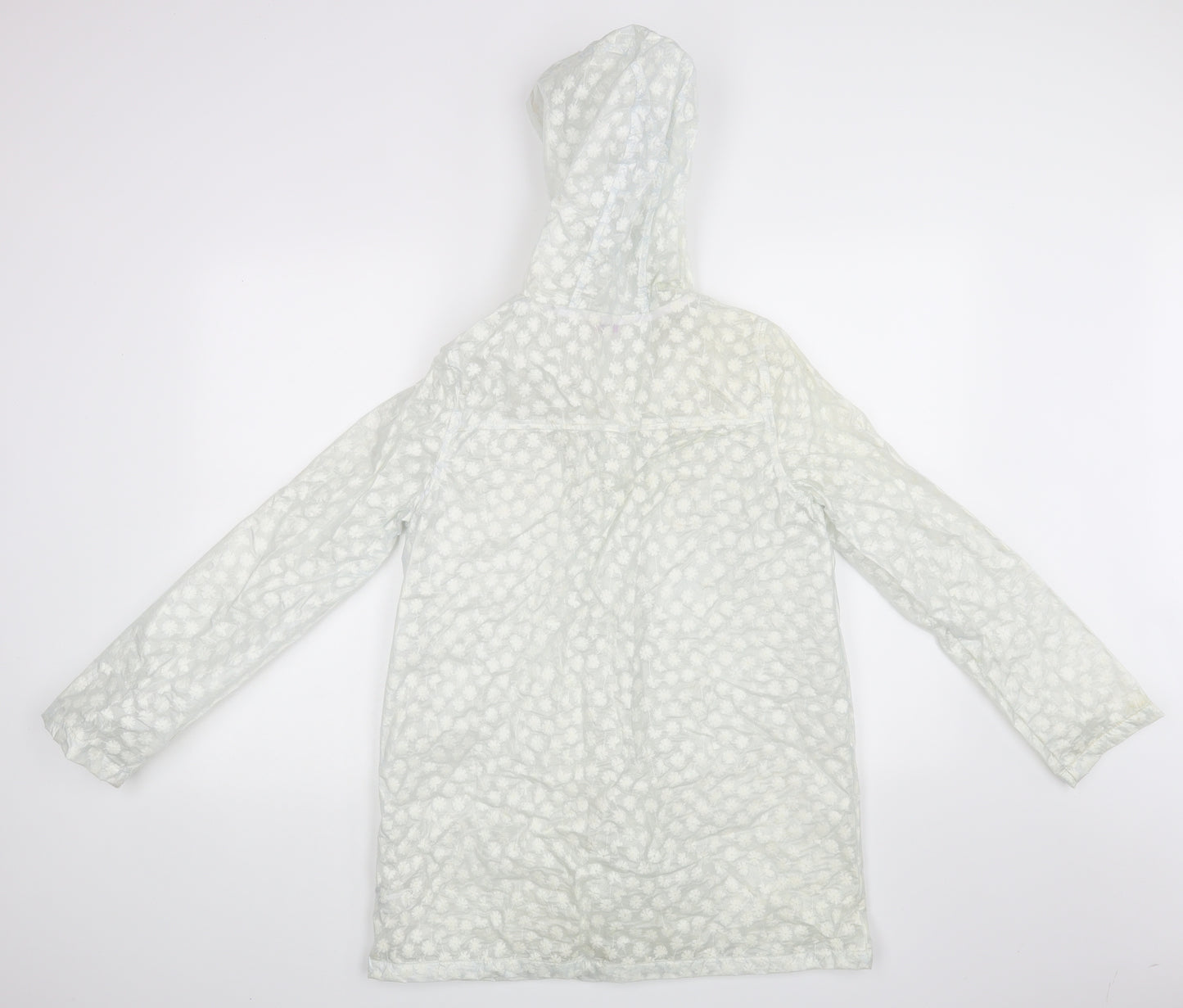 F&F Girls White   Anorak Coat Size 13-14 Years
