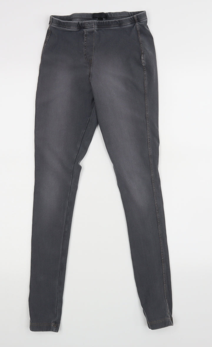 Topshop Womens Black Trousers Size 8 L26 in