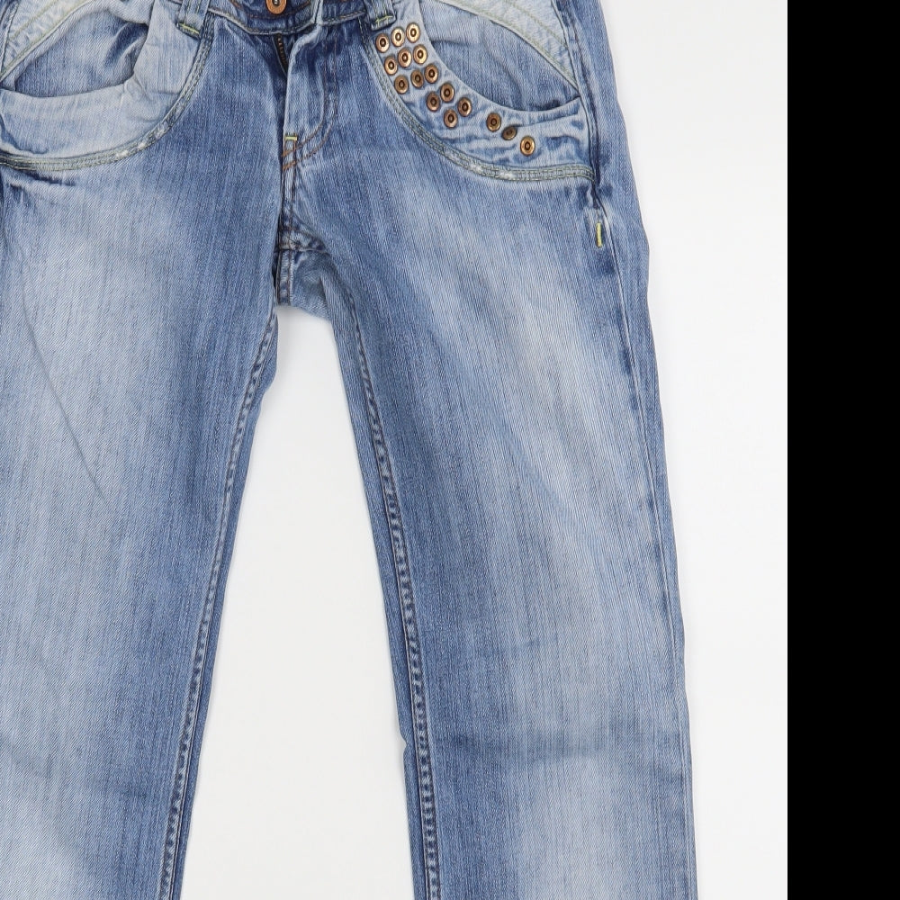 Pepe Jeans Womens Blue   Straight Jeans Size 10 L28 in