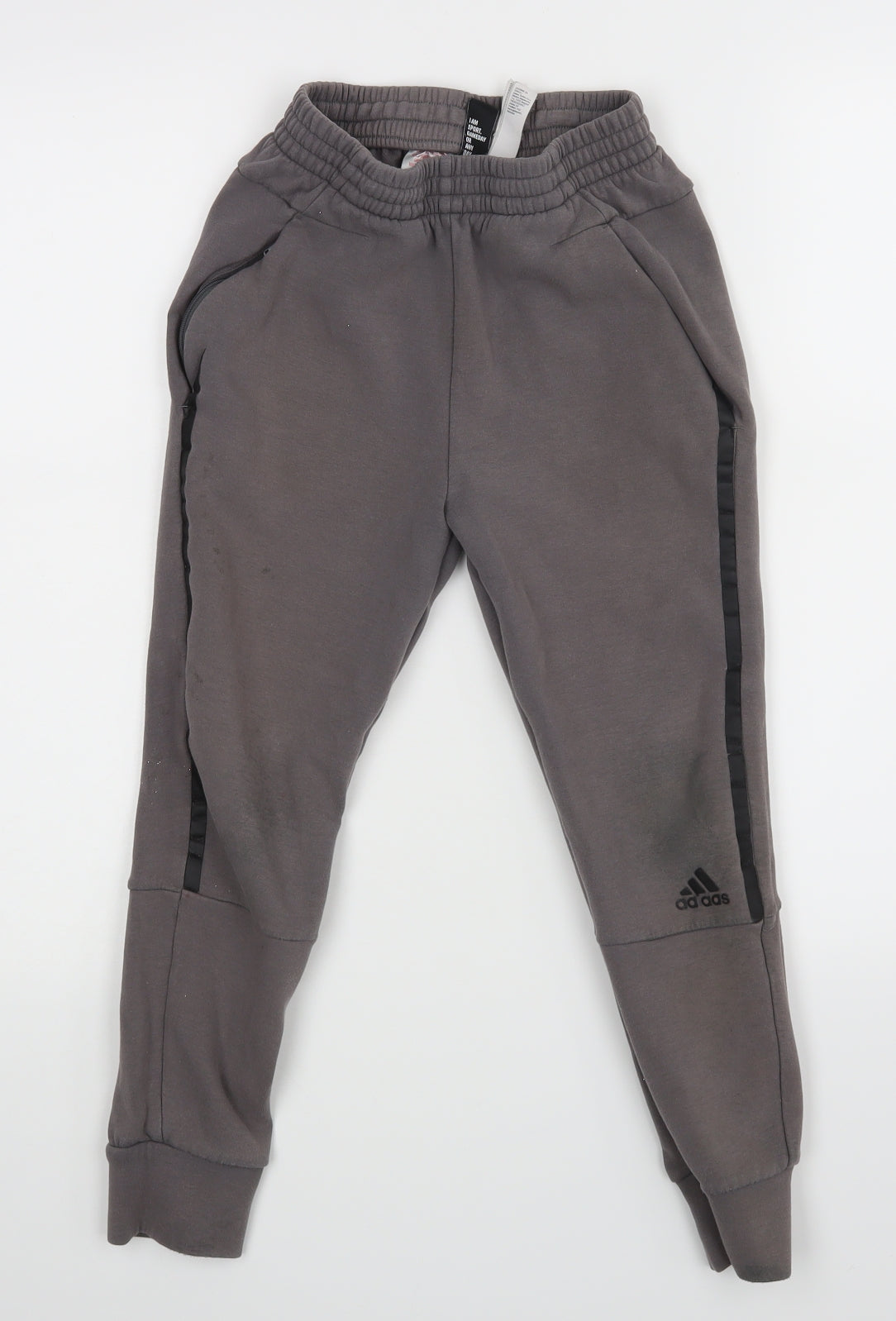 Addidas Boys Grey   Jogger Trousers Size 9-10 Years