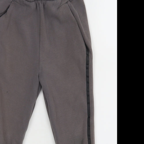 Addidas Boys Grey   Jogger Trousers Size 9-10 Years