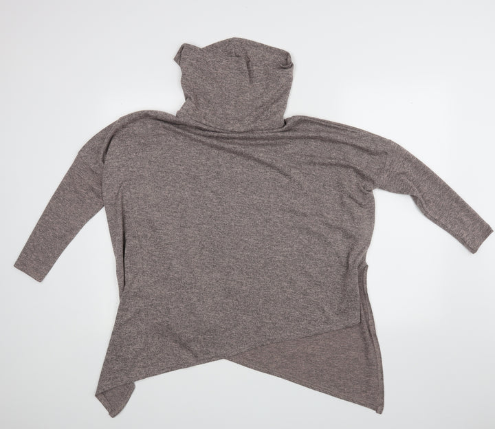 New Look Womens Purple Pullover Jumper Size S