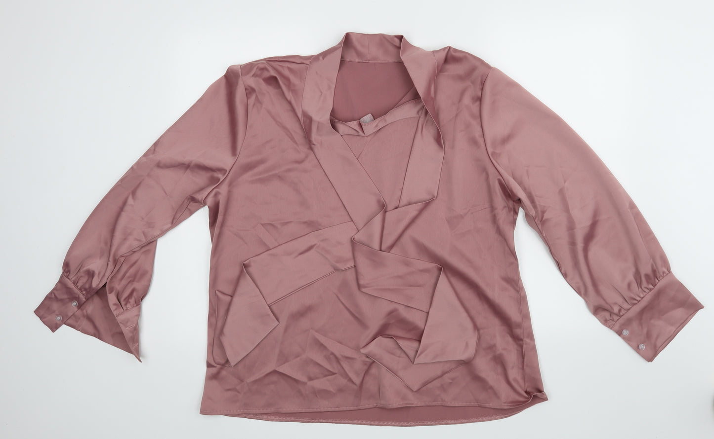 SheIn Womens Pink   Basic Blouse Size 2XL