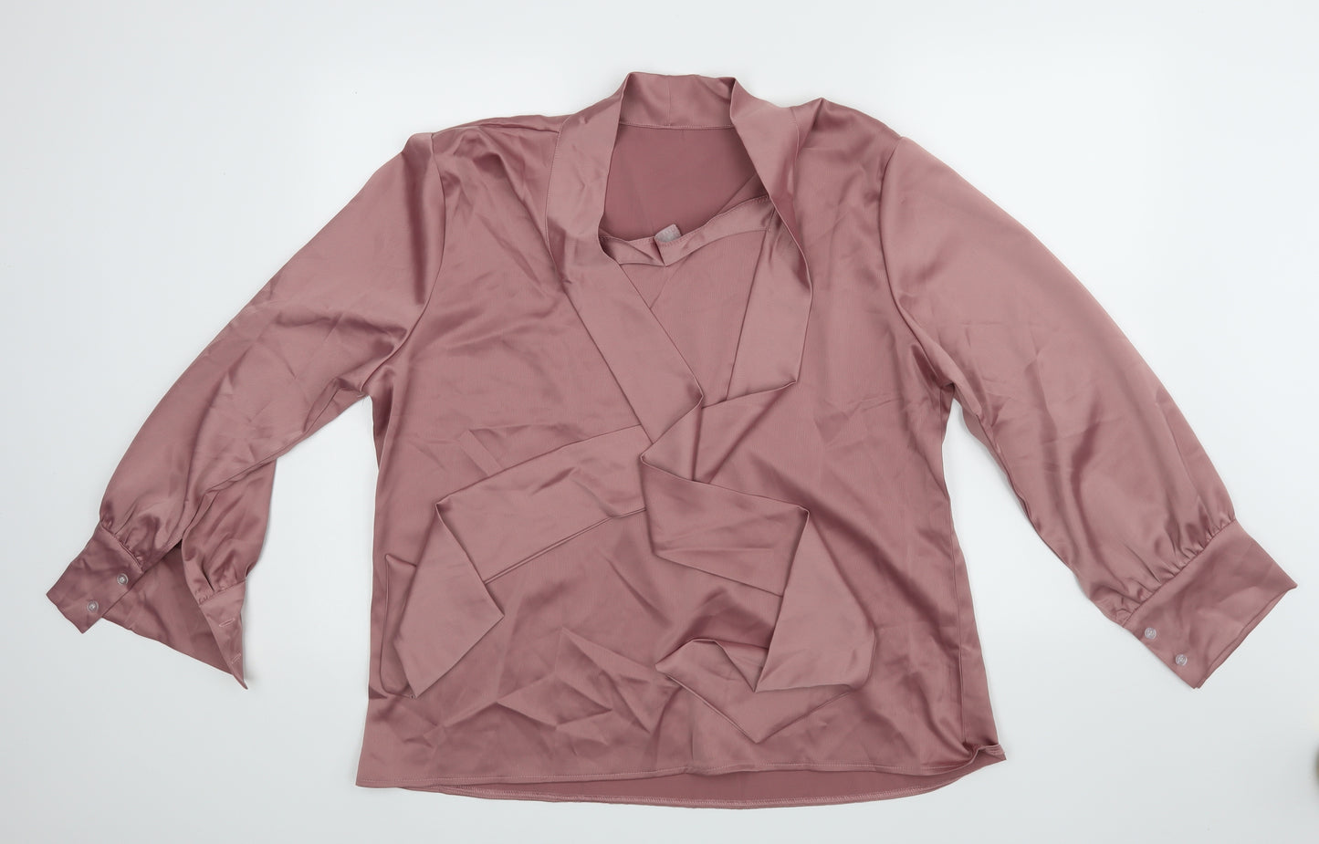 SheIn Womens Pink   Basic Blouse Size 2XL