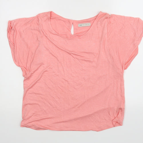 M&S Womens Pink   Basic Blouse Size 14