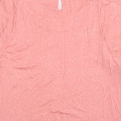 M&S Womens Pink   Basic Blouse Size 14