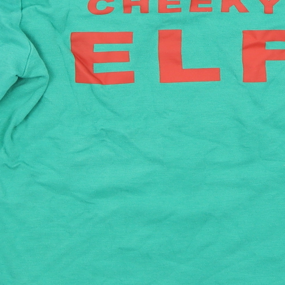 George Boys Green   Basic T-Shirt Size 7-8 Years  - Elf