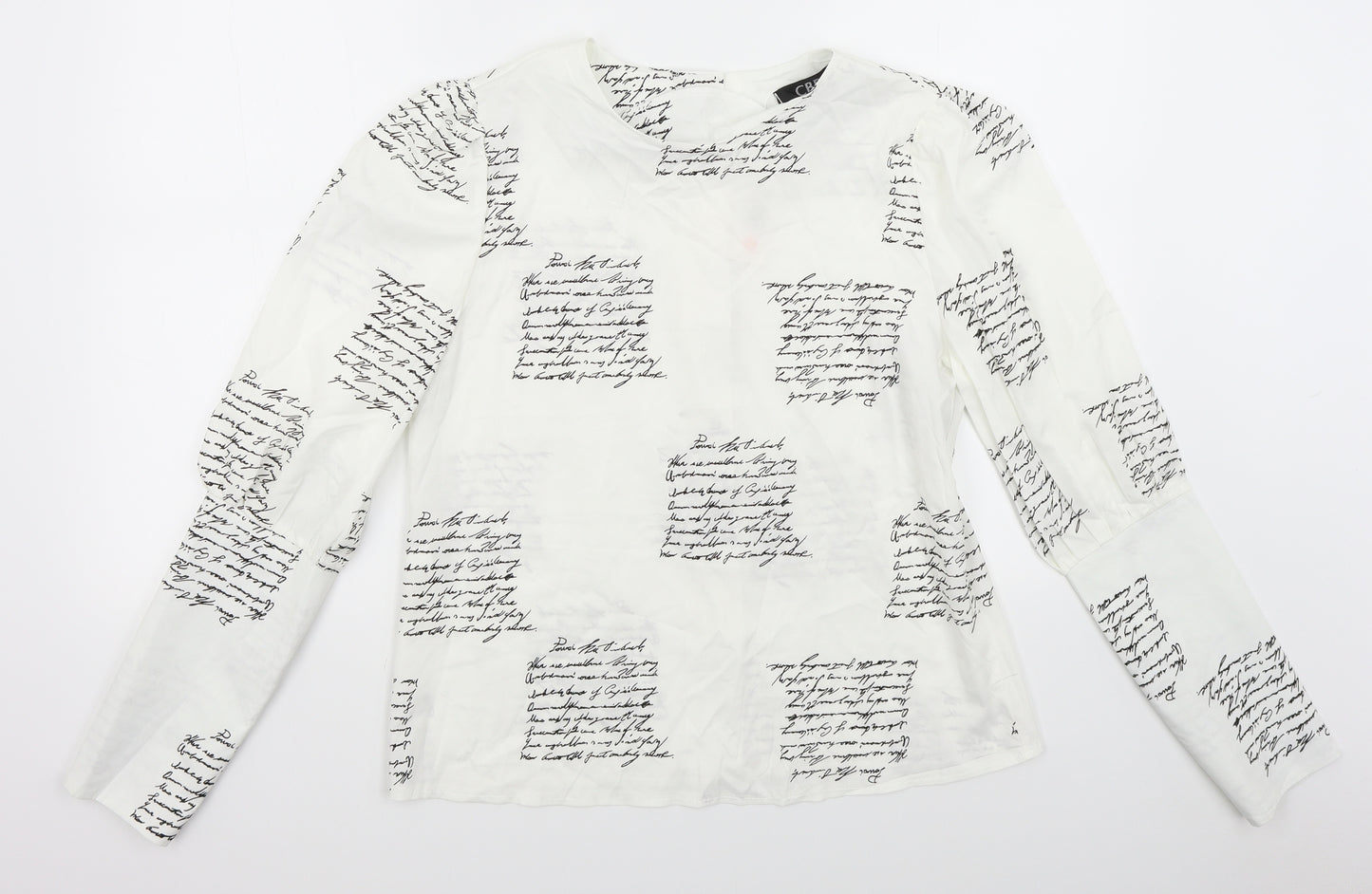 CBR Womens White   Basic Button-Up Size L