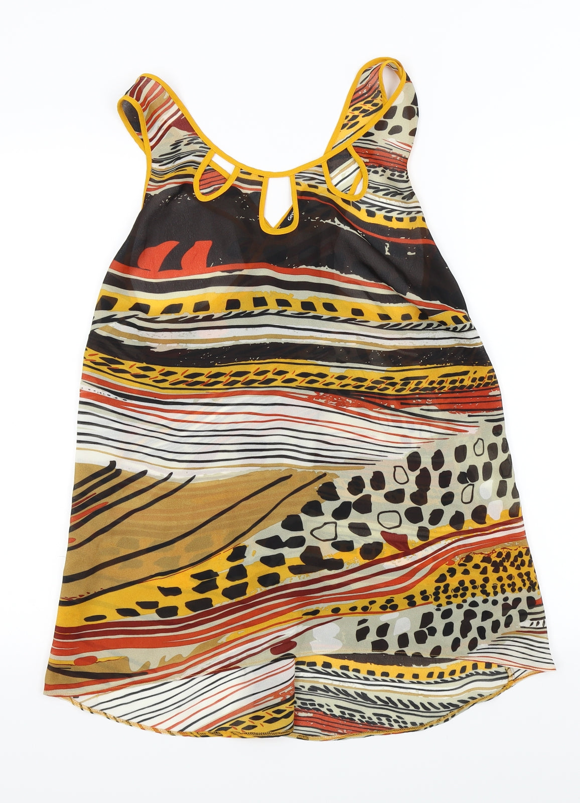 George Womens Multicoloured Animal Print  Basic Blouse Size 18