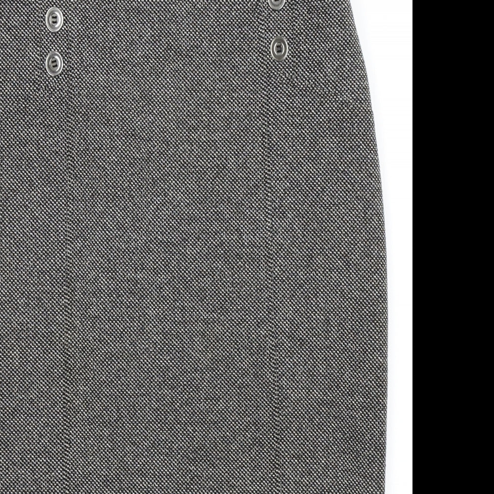 M&S Womens Grey   Straight & Pencil Skirt Size 12