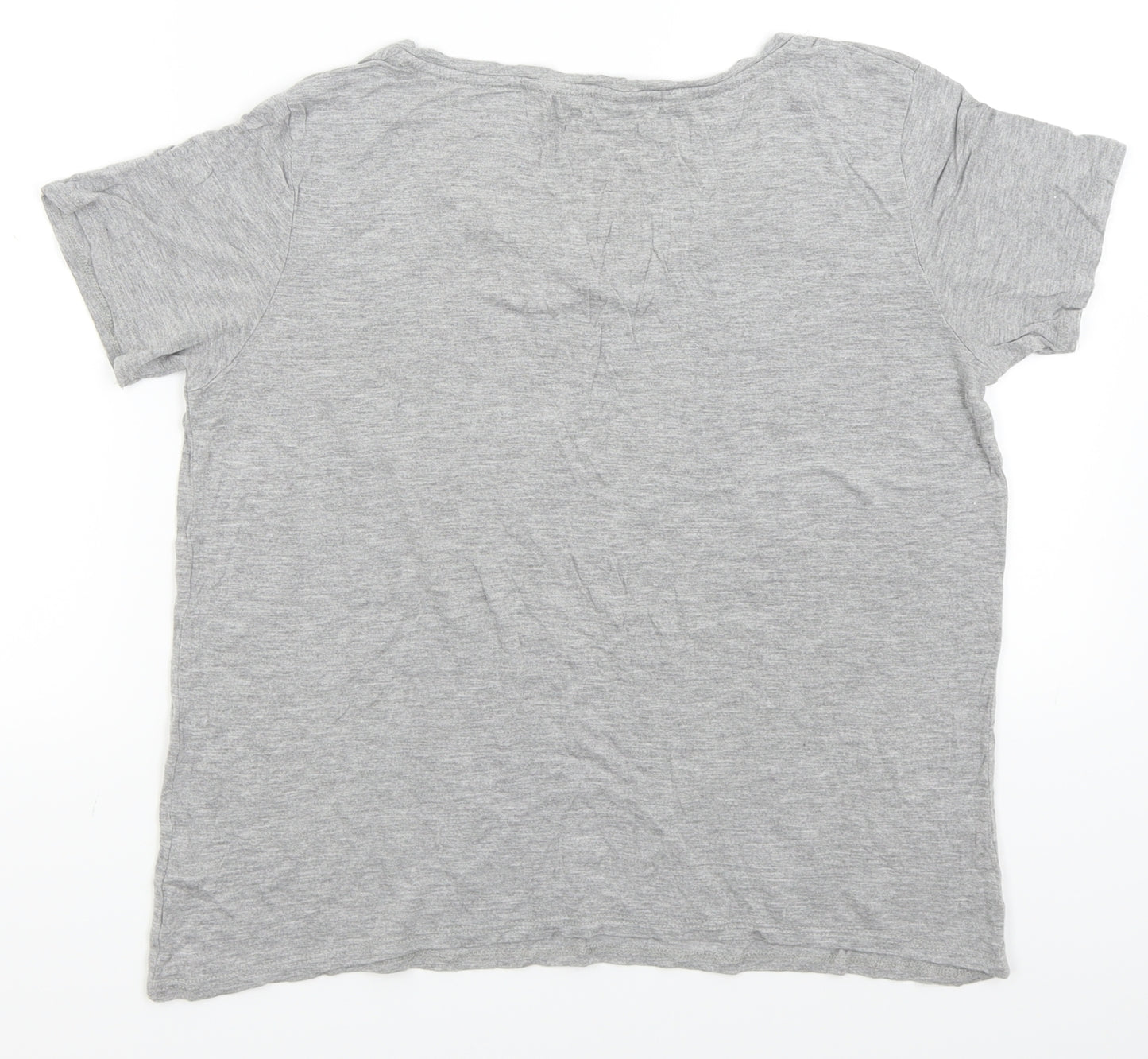 George Womens Grey   Basic T-Shirt Size 14