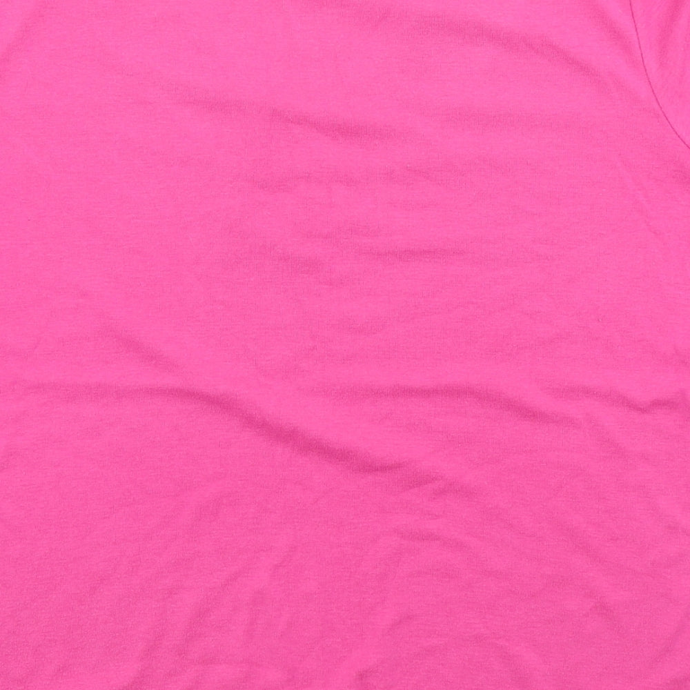 BM Womens Pink   Basic T-Shirt Size L