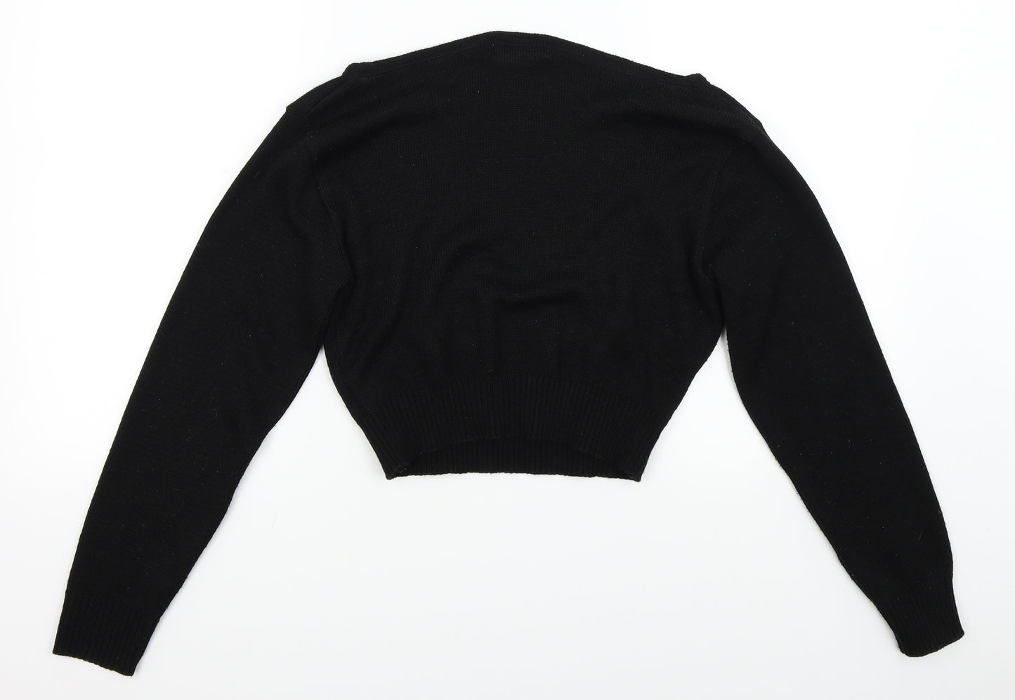 Femme Luxe Womens Black   Pullover Jumper Size M
