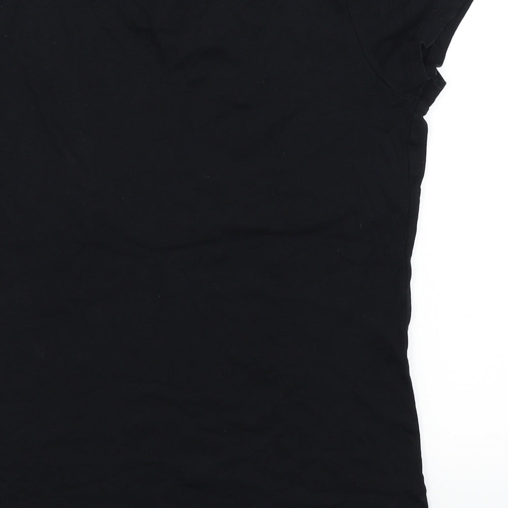 BHS Womens Black   Basic T-Shirt Size 14