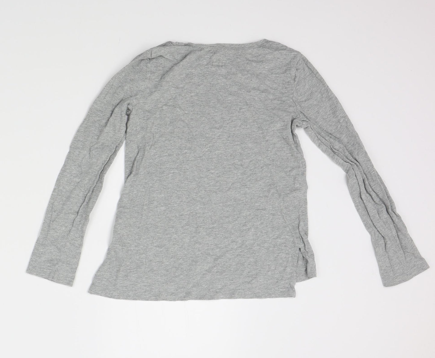 Gap Girls Grey Houndstooth  Basic T-Shirt Size M