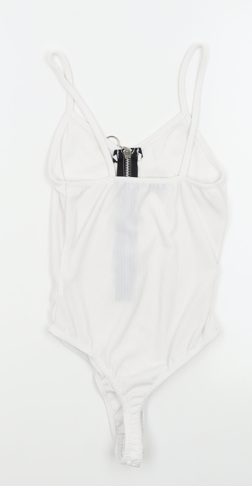 PRETTYLITTLETHING  Womens White   Wrap T-Shirt Size 6