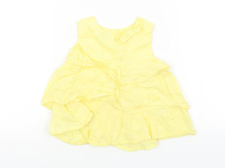 monson Girls Yellow Kaftan Size 18-24 Months