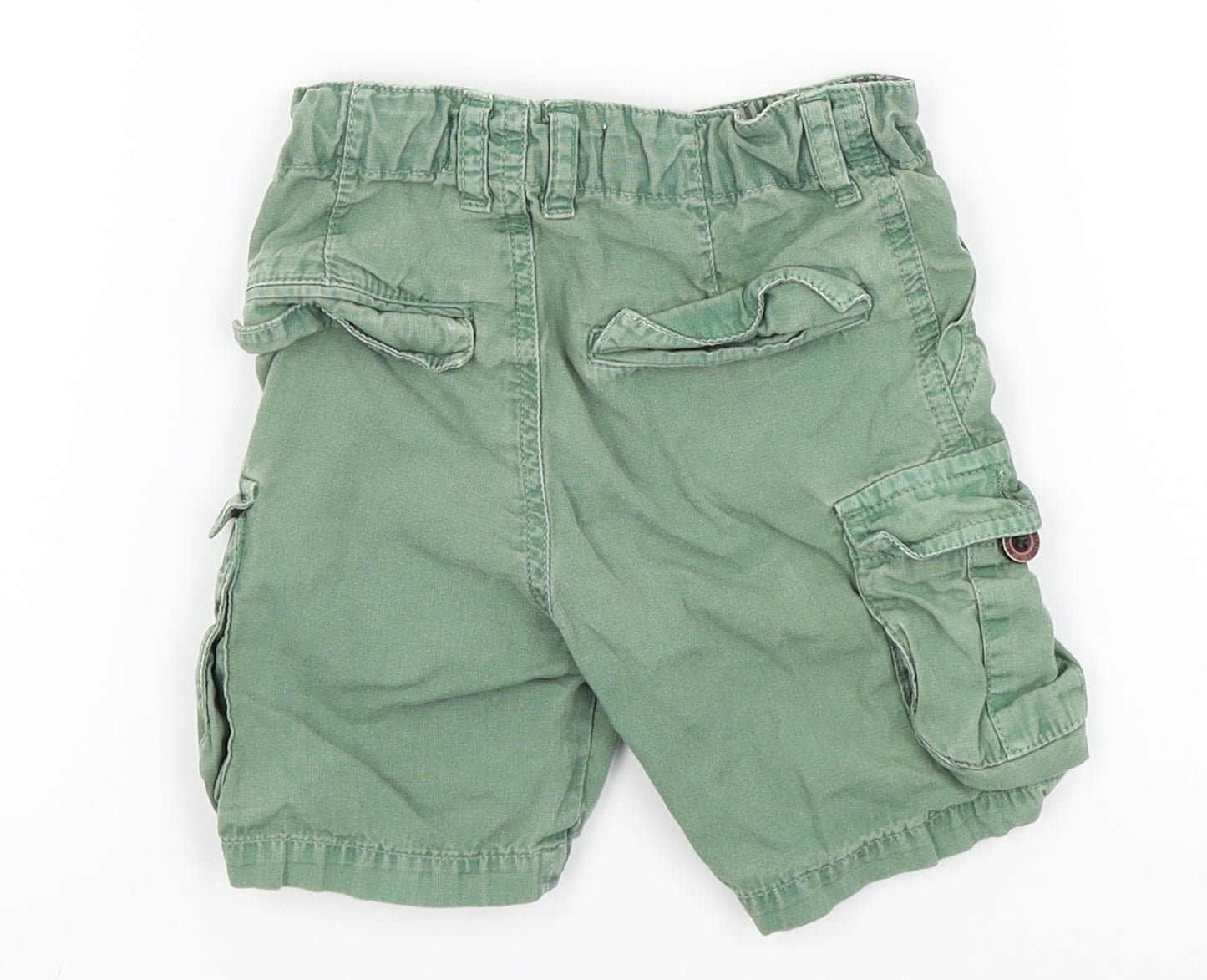 Minoti Boys Green   Cargo Shorts Size 2 Years