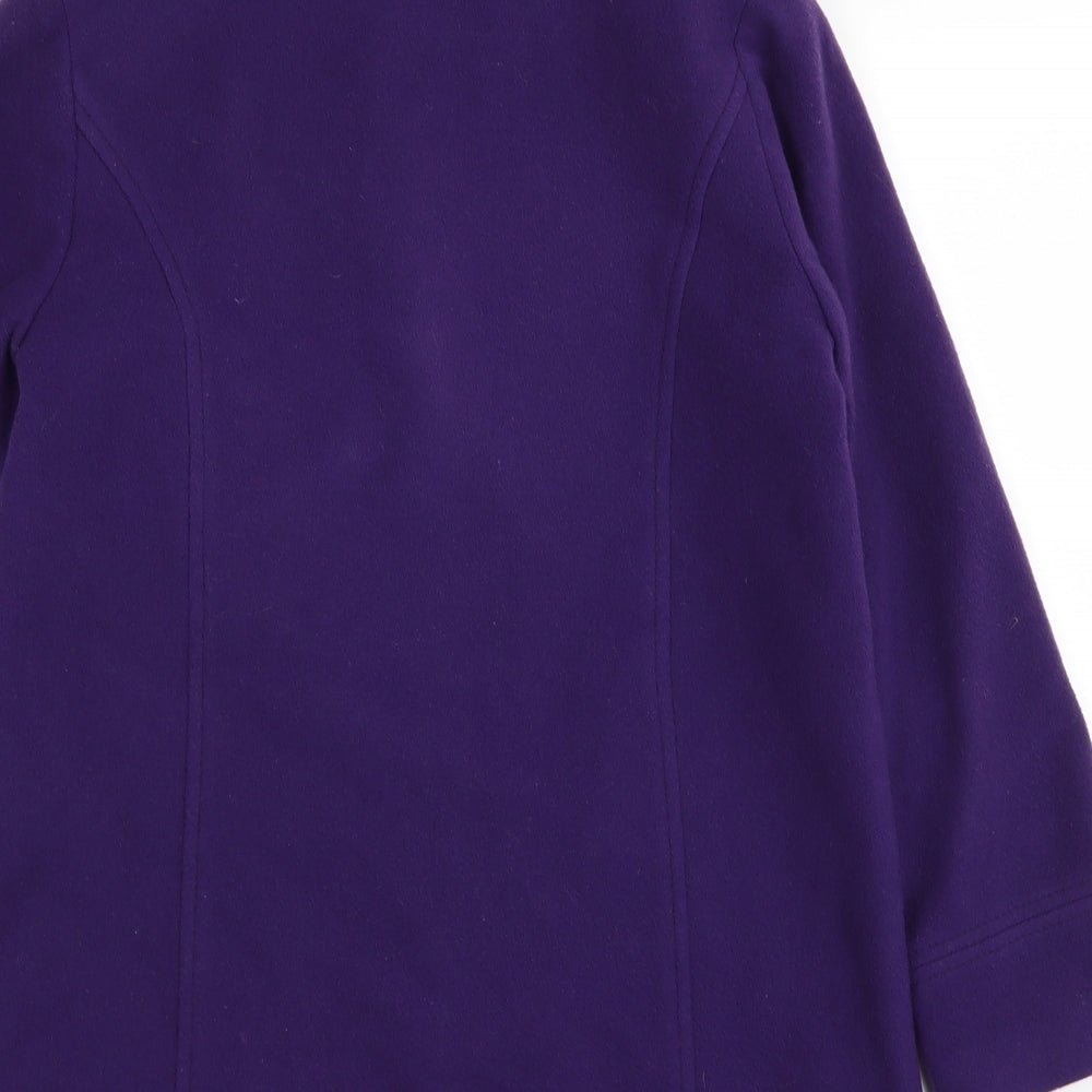 M&S Womens Orange   Overcoat Coat Size 8