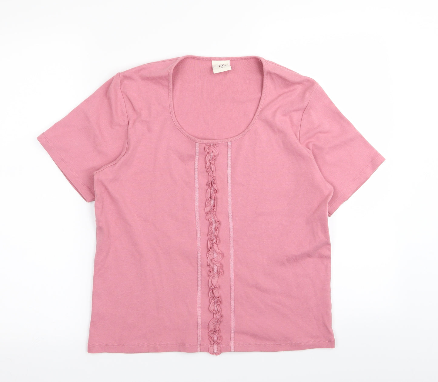 IZ Womens Pink   Basic T-Shirt Size M