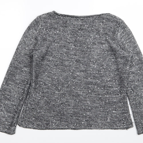 MINUTE Womens Silver   Pullover Jumper Size M