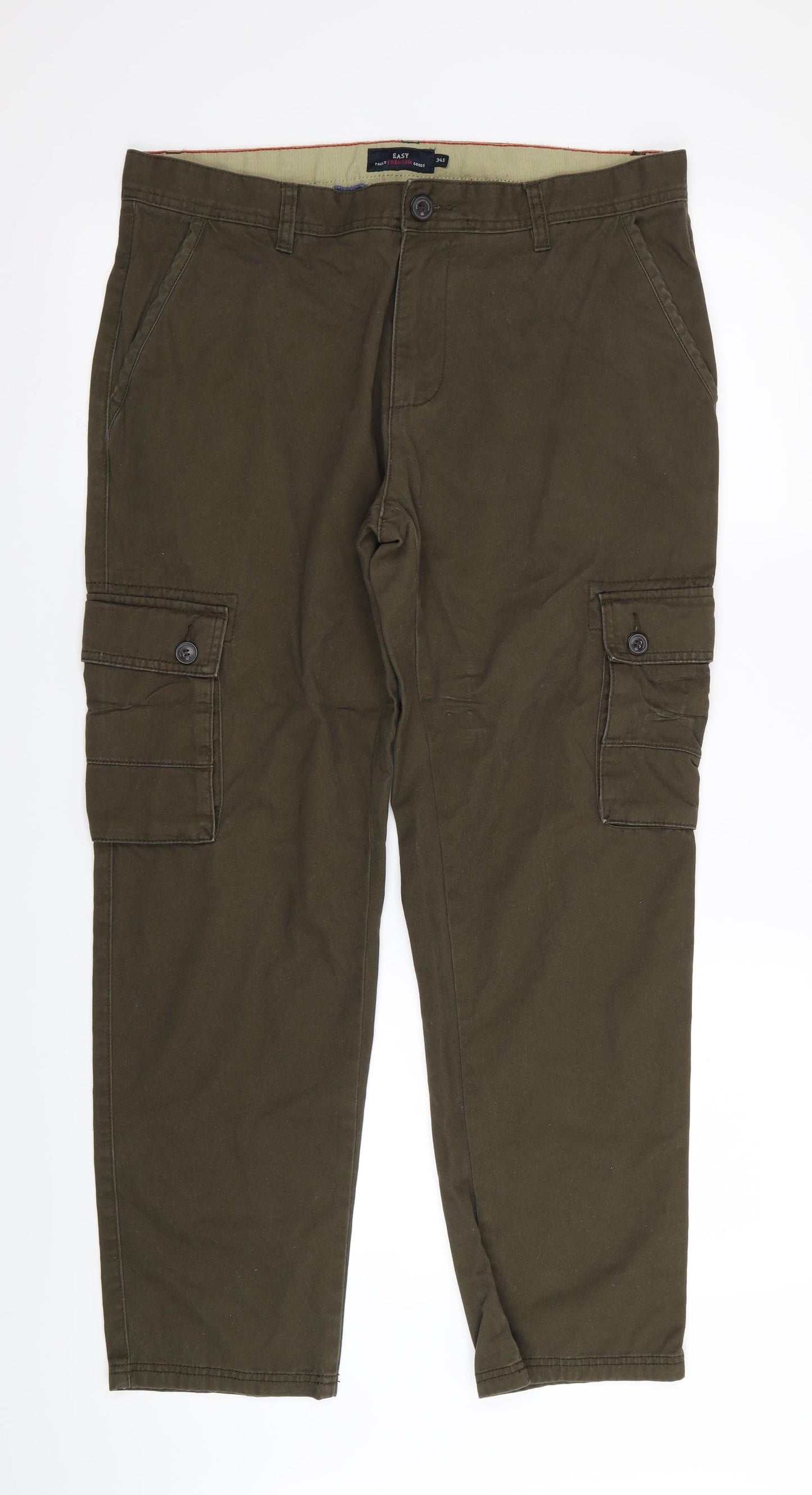 Easy Mens Green   Trousers  Size 34 in L29 in
