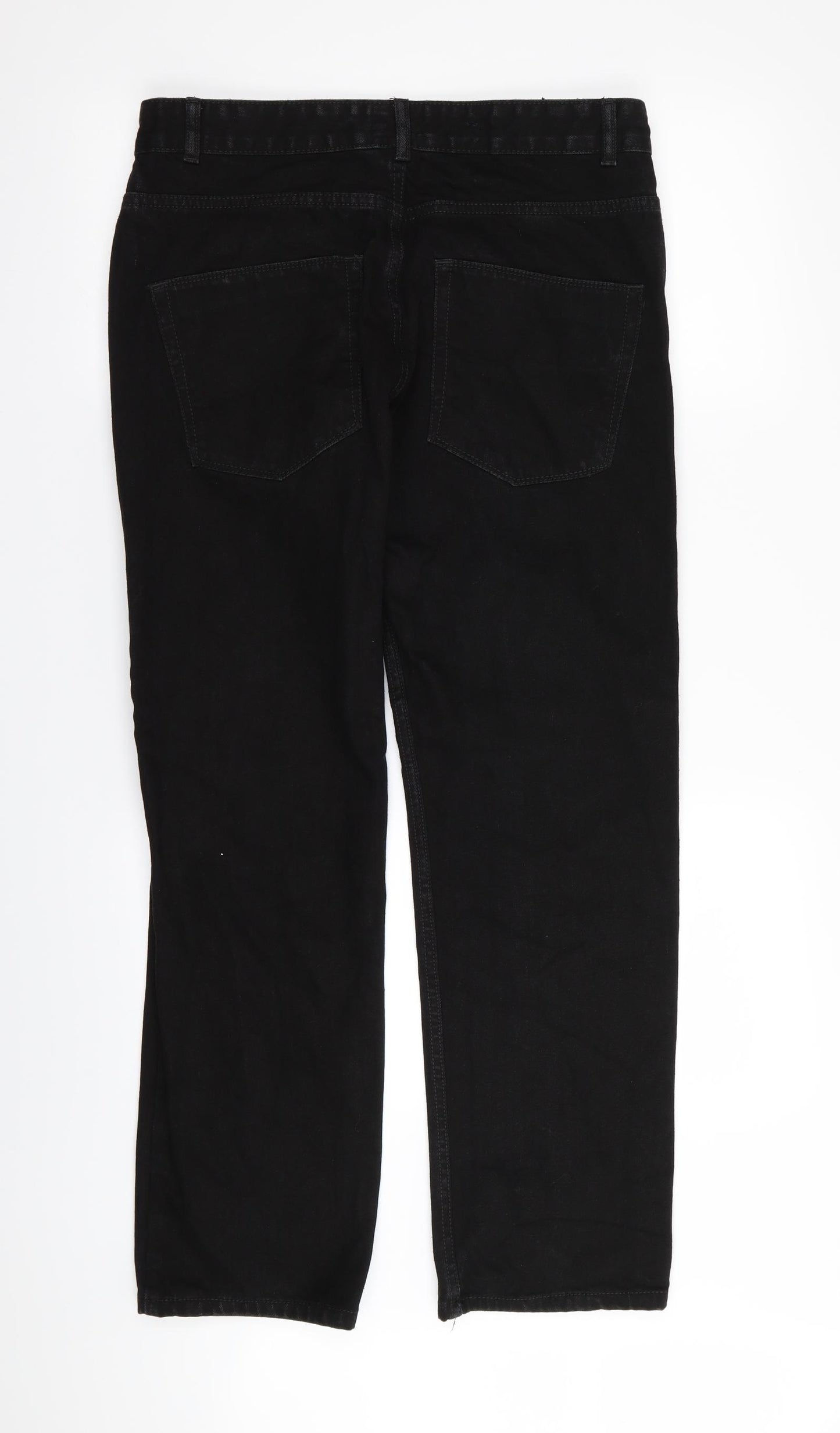 Easy Mens Black   Straight Jeans Size 32 in L31 in