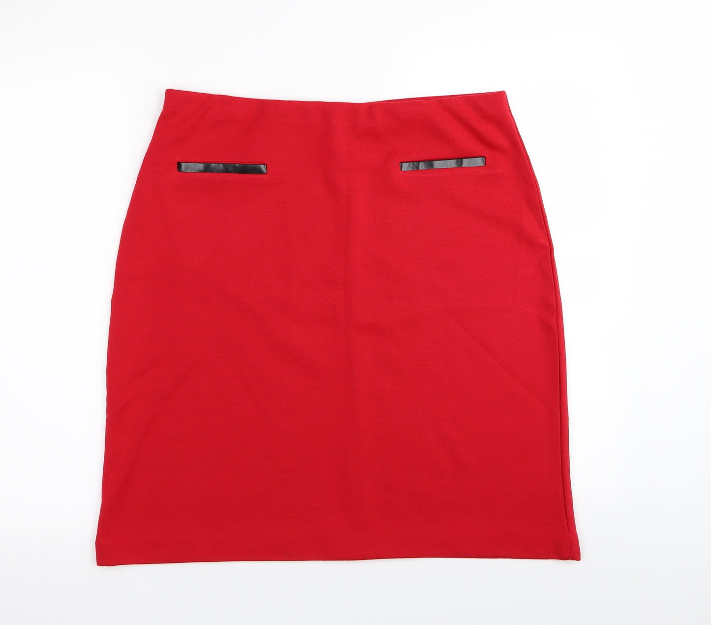 Roman Womens Red   Mini Skirt Size 14  - Stretch waistband