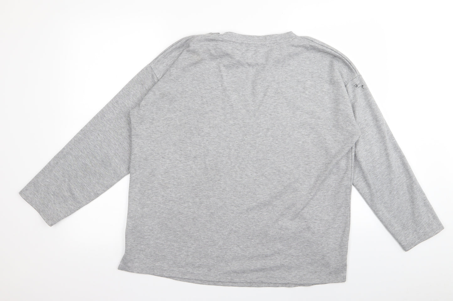 Asda George Womens Grey   Basic T-Shirt Size 16