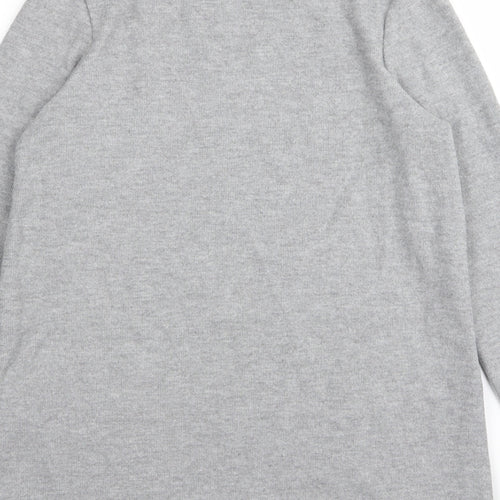 M&S Womens Grey   Pullover Jumper Size 10
