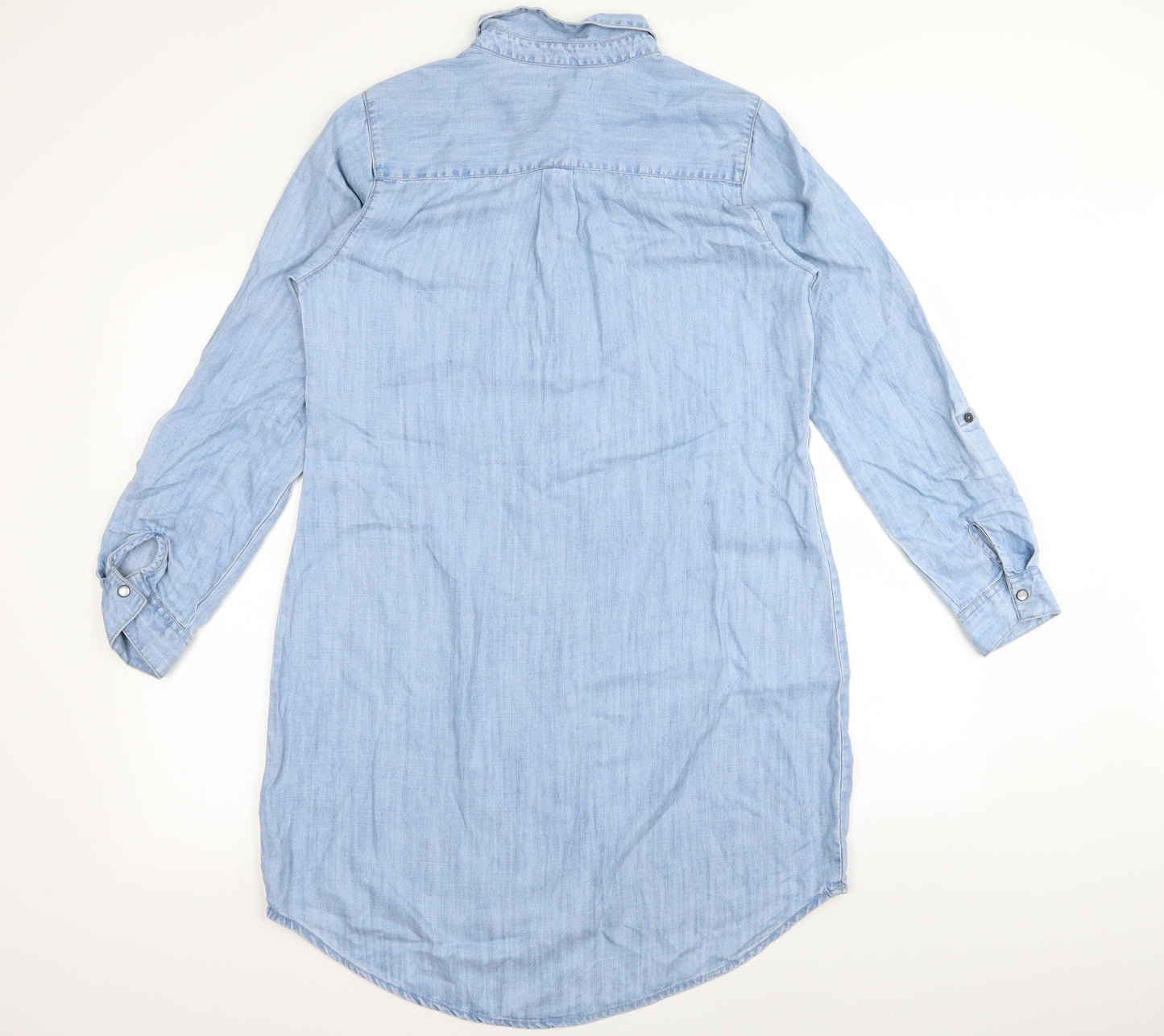 Papaya Womens Blue   T-Shirt Dress  Size 12