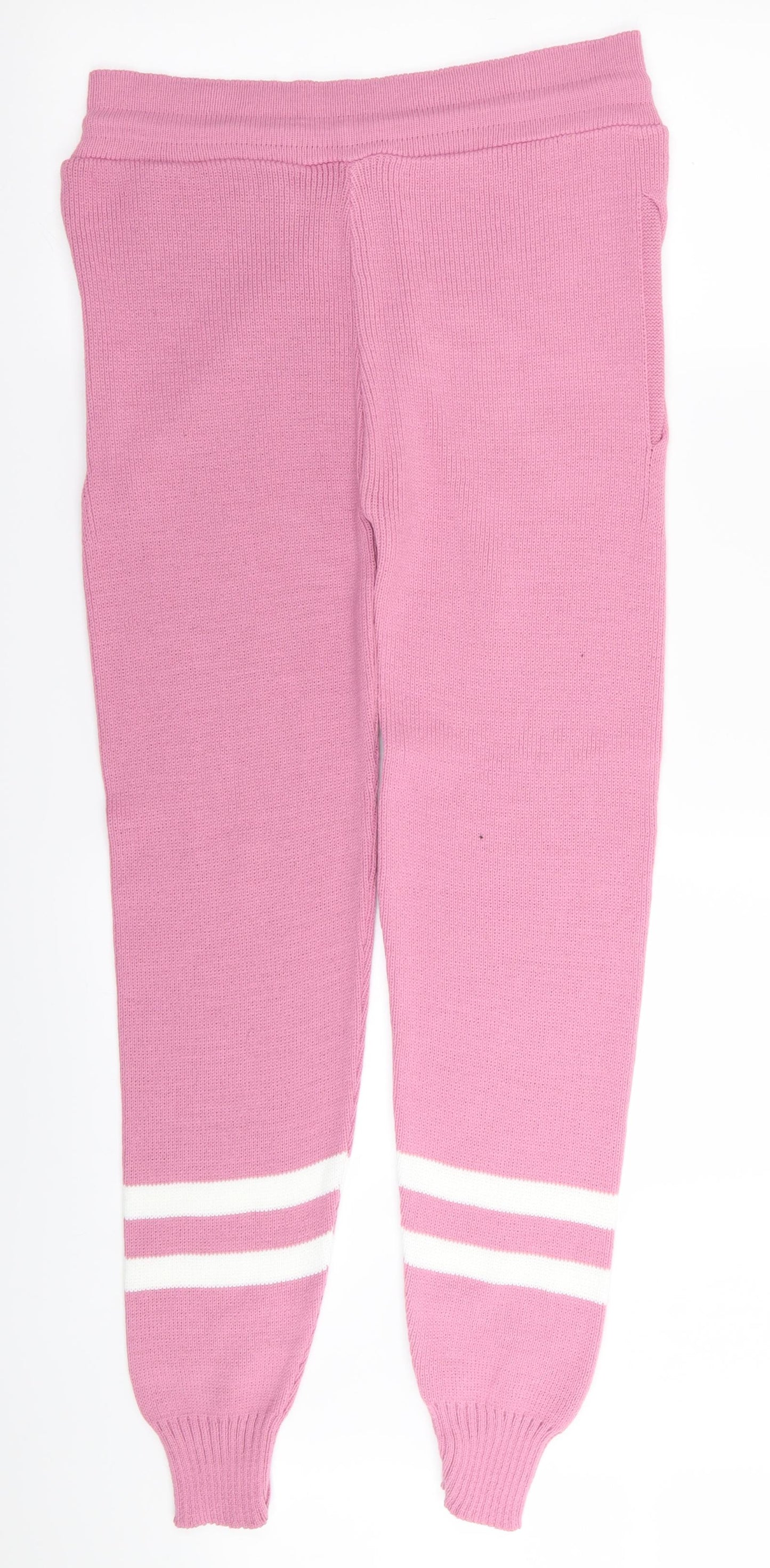 Preworn Womens Pink   Jogger Trousers Size 30 in L30 in