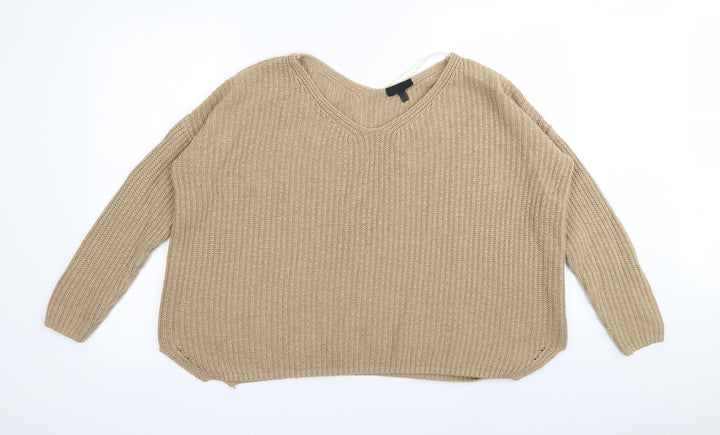 Topshop Womens Brown   Pullover Jumper Size 8
