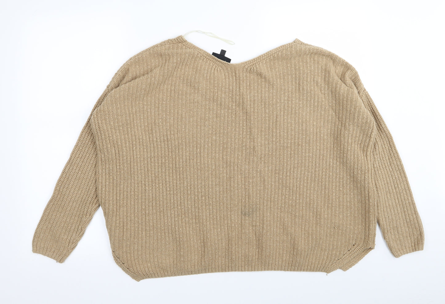 Topshop Womens Brown   Pullover Jumper Size 8