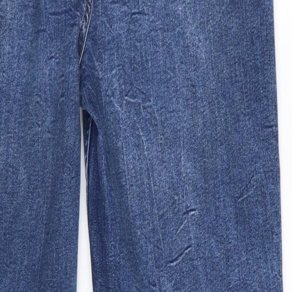 M&S Womens Blue   Straight Jeans Size 16 L32 in