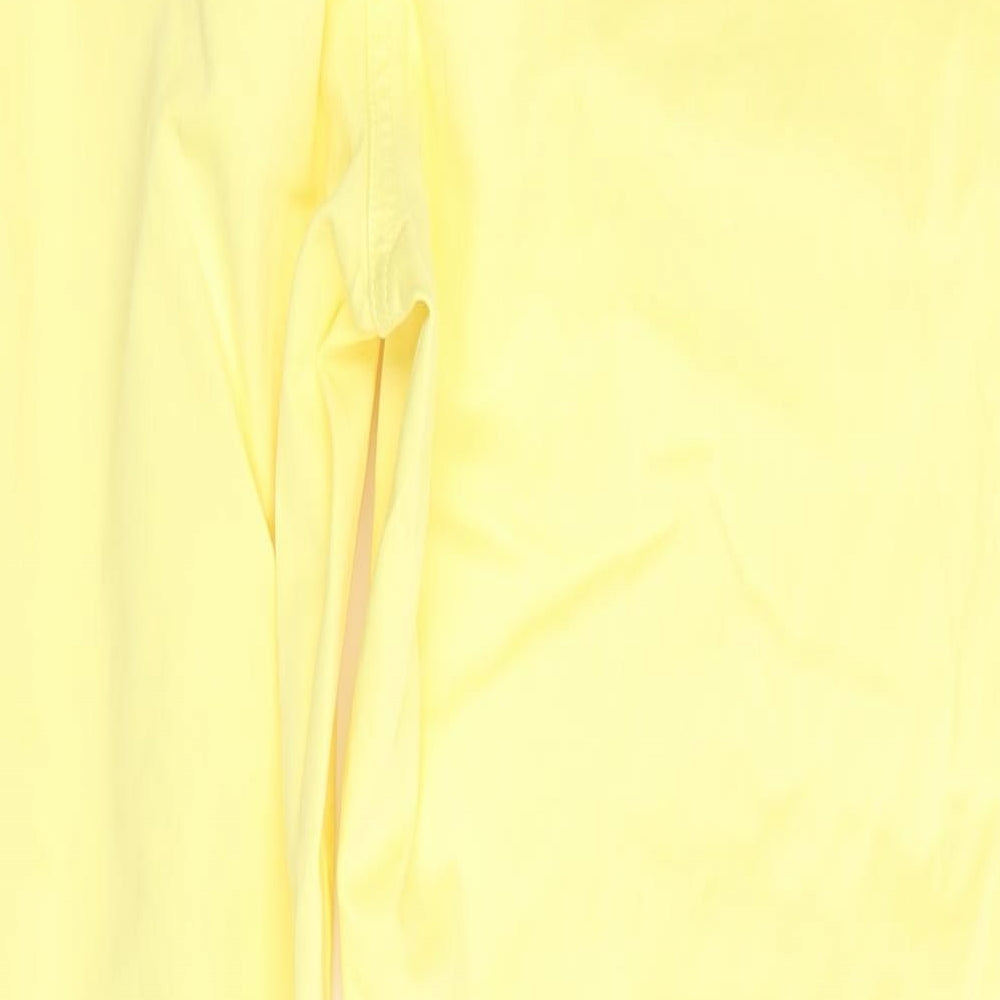 Joules Womens Yellow   Chino Trousers Size 16 L31 in