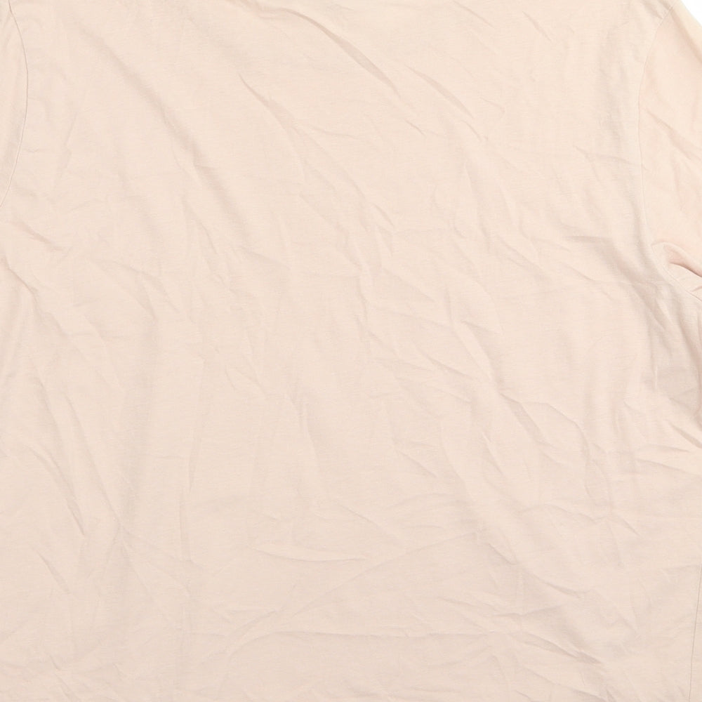 Monkl Womens Pink   Basic T-Shirt Size XL