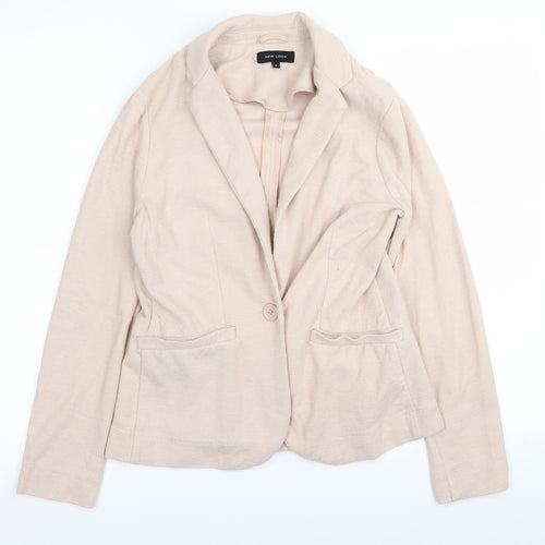New Look Womens Pink   Jacket Blazer Size 8