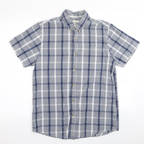 Cedar Wood State Mens Multicoloured Check   Button-Up Size M