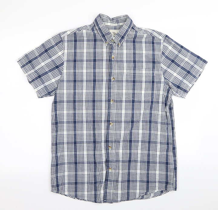 Cedar Wood State Mens Multicoloured Check   Button-Up Size M