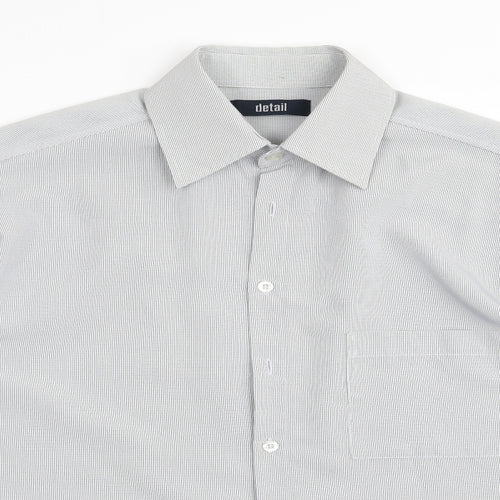 detail Mens Multicoloured Check   Dress Shirt Size M