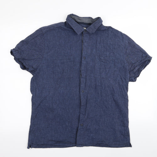 ACW58 Mens Blue    Button-Up Size L