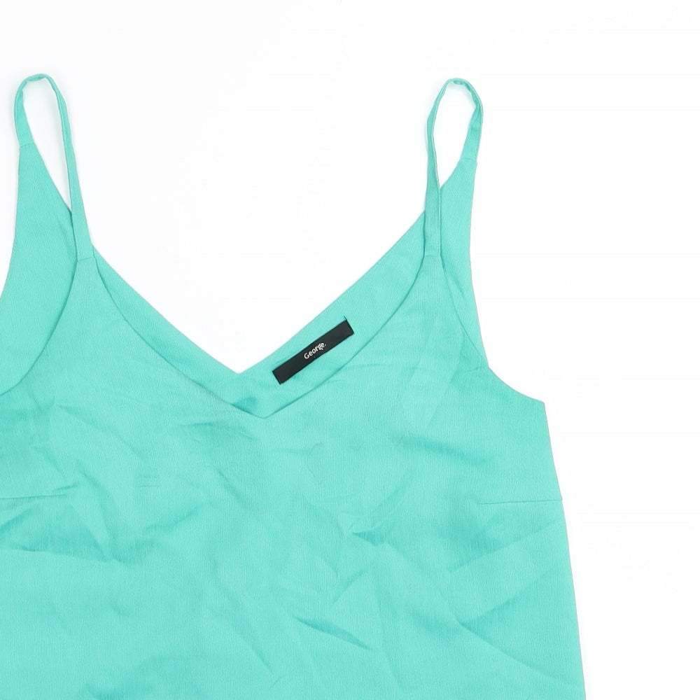 Asda George Womens Green   Camisole Tank Size 10