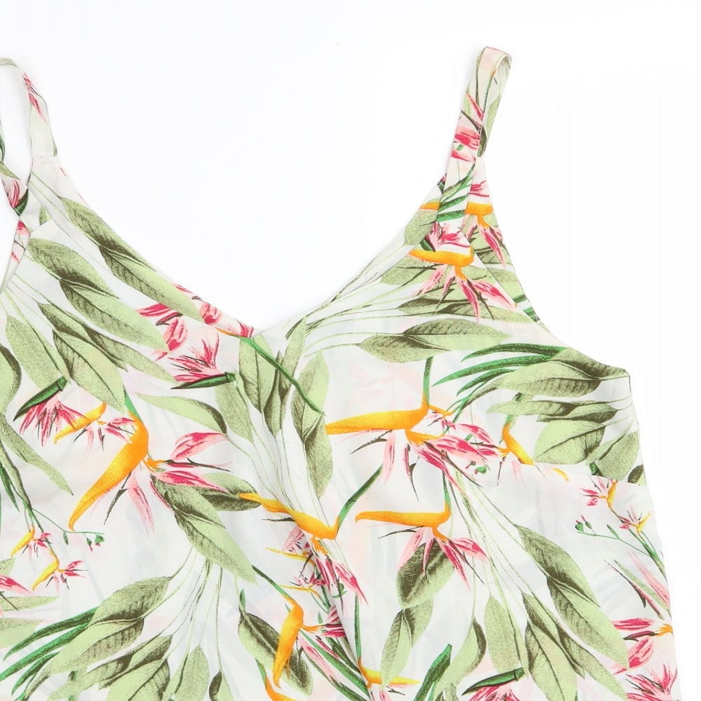Asda George Womens Multicoloured Floral  Camisole Tank Size 10